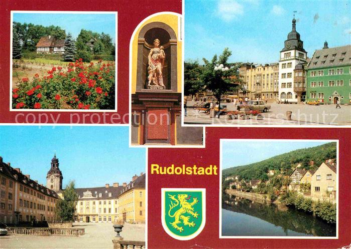 Rudolstadt Volkskundemuseum Thuer Bauernhaeuser Heidecksburg Portal Detail Markt