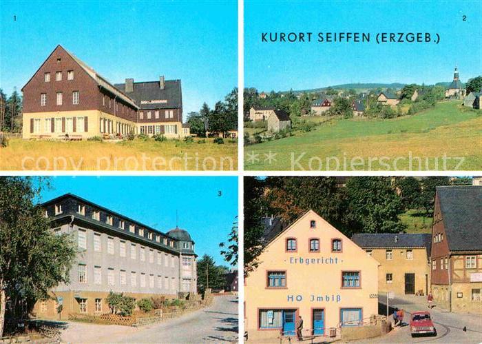 Seiffen Erzgebirge FDGB Erholungsheim Berghof Teilansicht Erzgeb Spielzeugmuseum