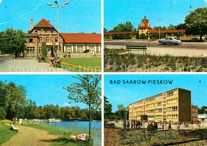 Bad Saarow-Pieskow Bahnhofs Hotel Johannes Becher Platz Maxim Gorki Schule