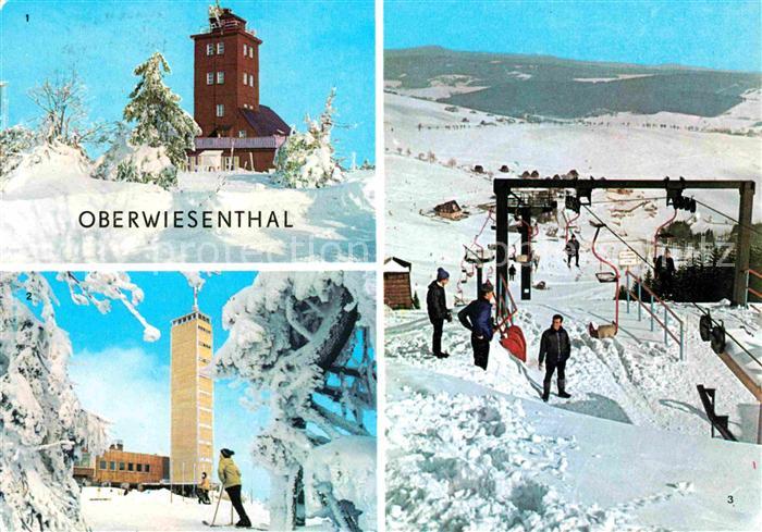 Oberwiesenthal Erzgebirge Fichtelberg Wetterwarte HOG Fichtelberghaus Aussichtst