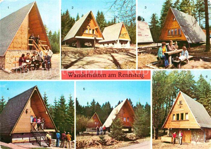 Neuhaus Rennweg Wanderhuetten Berhardstal Ebertswiese Inselsberg Frauenwald Wald