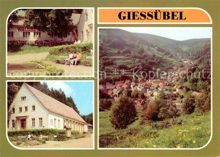 Giessuebel Schleusegrund Waldbaude Kulturhaus Panorama