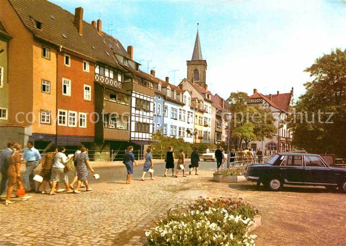 ERFURT CITY Haeuser Kraemerbruecke