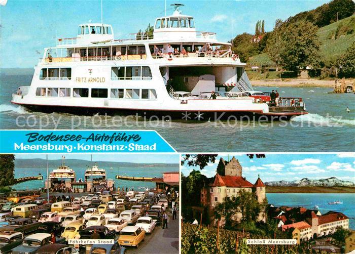 Faehre Ferry Bac Traghetto-- Bodensee-Autofaehre Fritz Arnold Faehrhafen Staad S