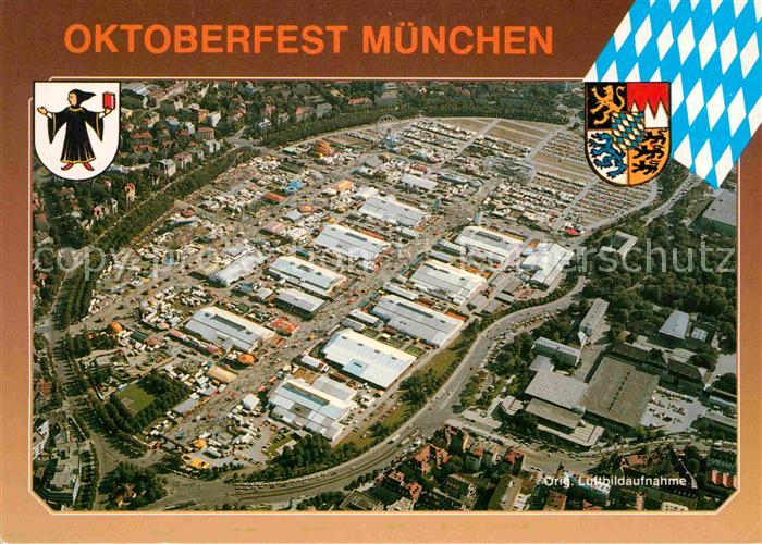 Oktoberfest Muenchen Fliegeraufnahme