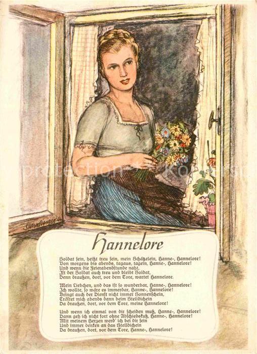 Liederkarte Hannelore