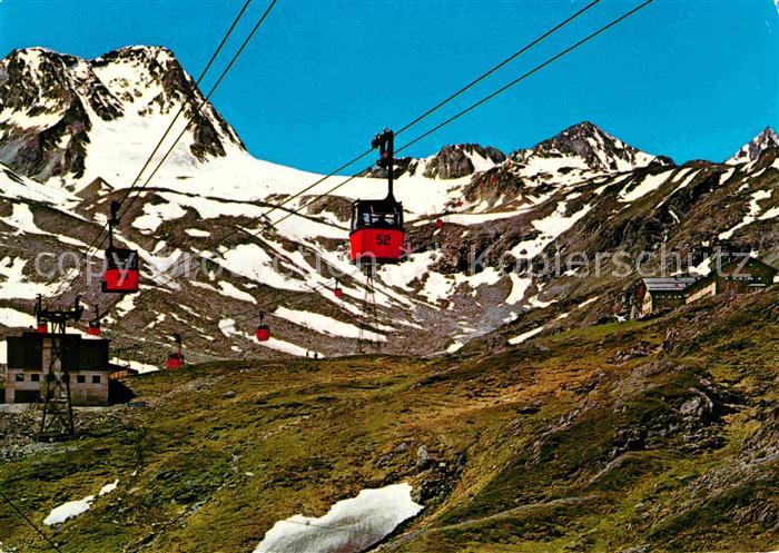 Seilbahn Stubaier Gletscherbahn Mittelstation Fernau Dresdner H?tte