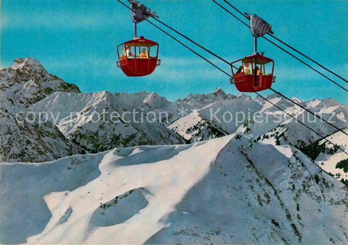Seilbahn Riezlern-Kanzelwand Kleinwalsertal Widderstein Hochkuenzelspitze