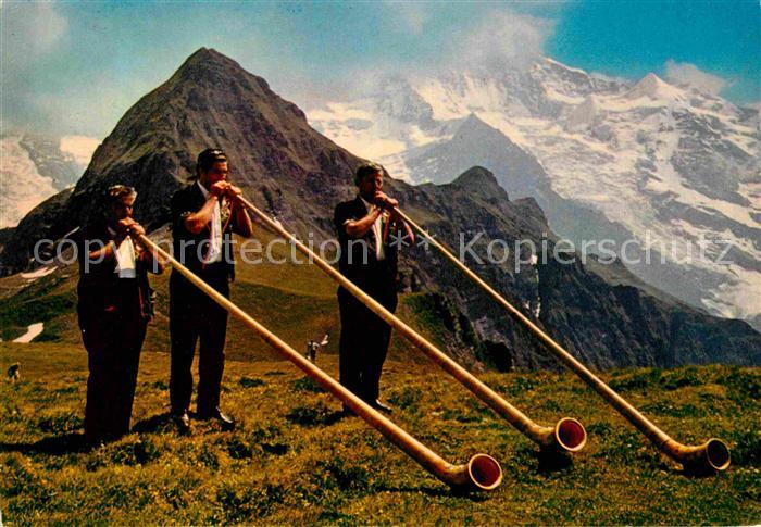 Alphorn Alphornbläser Männlichen