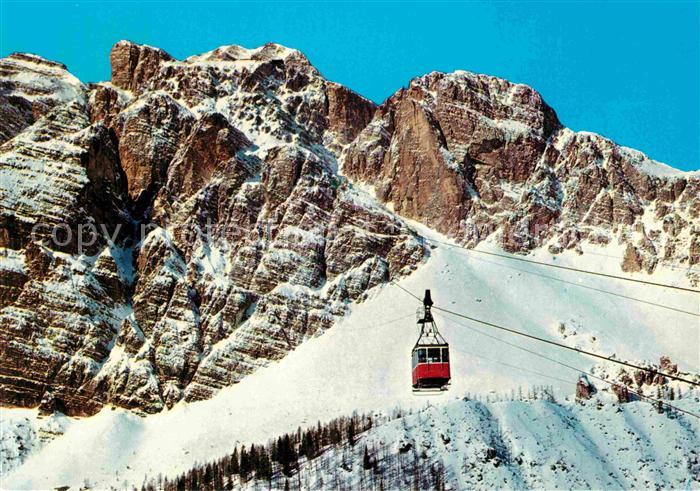 Seilbahn Funivia Freccia nel Cielo Cortina Dolomiti Col Druscie