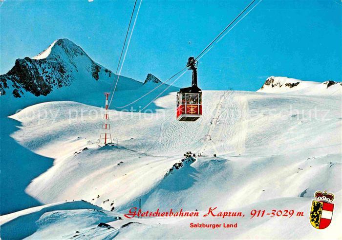 Seilbahn Gletscherbahnen Kaprun Kitzsteinhorn Schmiedinger Gletscherlift