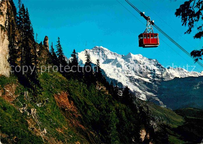 Seilbahn Wengen Maennlichen Jungfrau