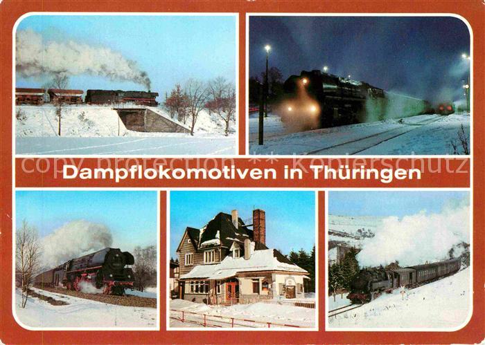 Lokomotive Dampflokomotive BR 44 Triptis Bahnhof Weida Viadukt Lichte