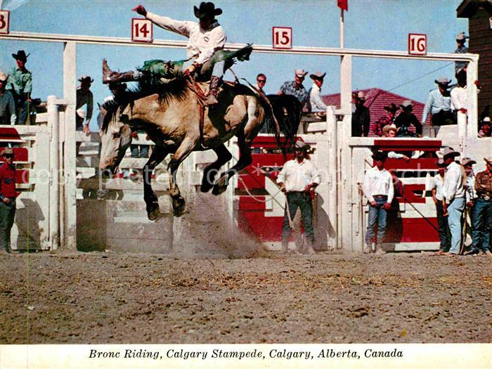Pferdesport Pferderennen Reitsport Bronc Riding Calgary Stampede Canada