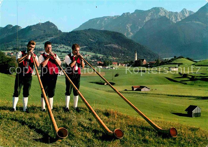 Alphorn Alphornblaeser Allgaeu