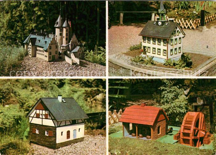 Miniatur Waschleithe Heimateck Lochmuehle in Lauter Hammerwerk