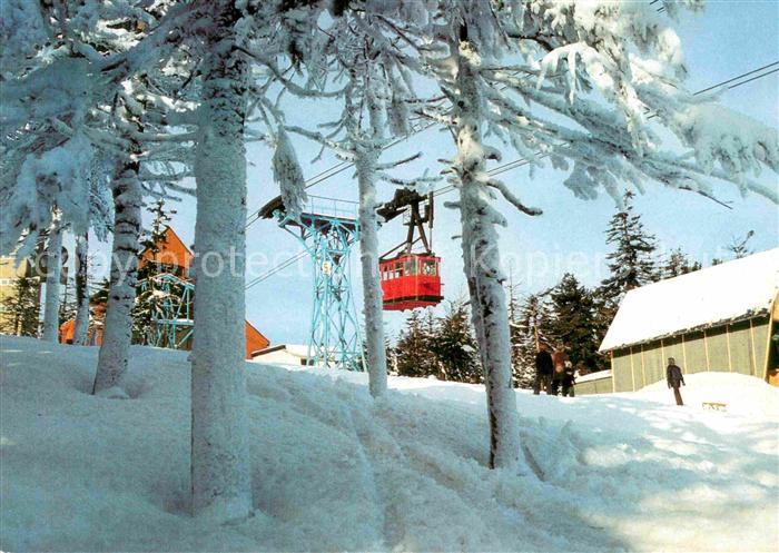 Seilbahn Erzgebirge Winter