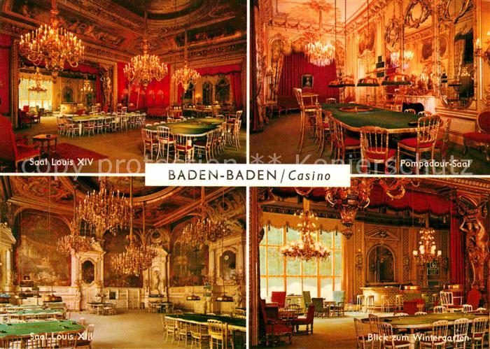 Casino Spielbank Baden-Baden Saal Louis XIV Pompadour-Saal