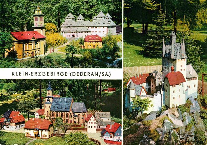 Miniatur Oederan Klein-Erzgebirge Burg Kriebstein Kirche Augustusburg