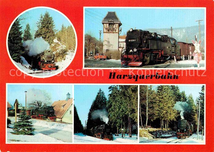 Lokomotive Harzquerbahn Ilfeld Bahnhof Sorge Birkenmoor