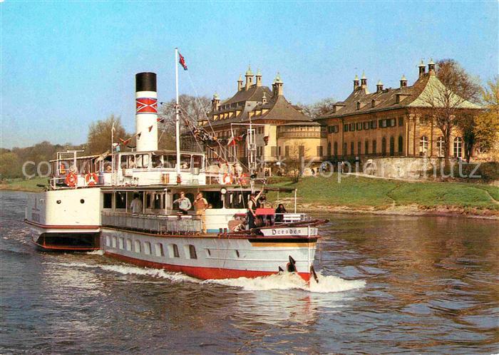 Dampfer Seitenrad Dresden Schloss Pillnitz