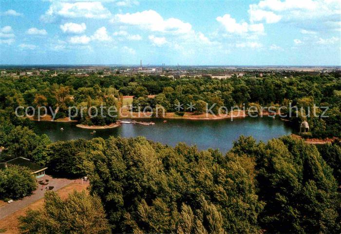 MAGDEBURG  CITY Adolf Mittag See Fliegeraufnahme