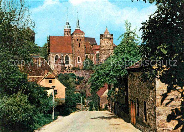 Bautzen Sachsen Blick vom Scharfenweg