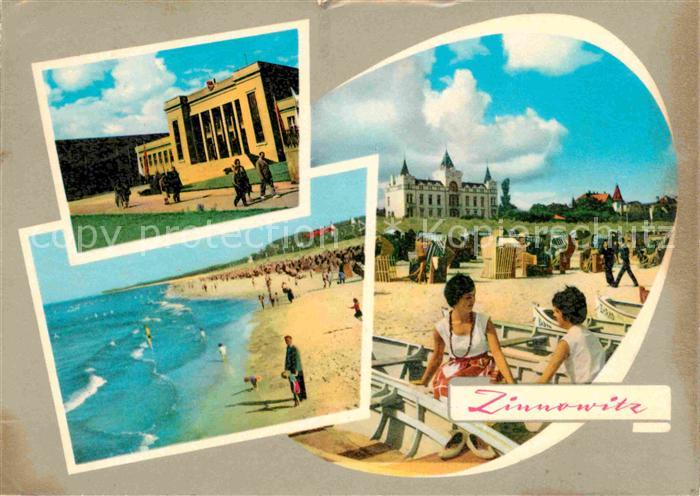 Zinnowitz Ostseebad Strand Kulturhaus