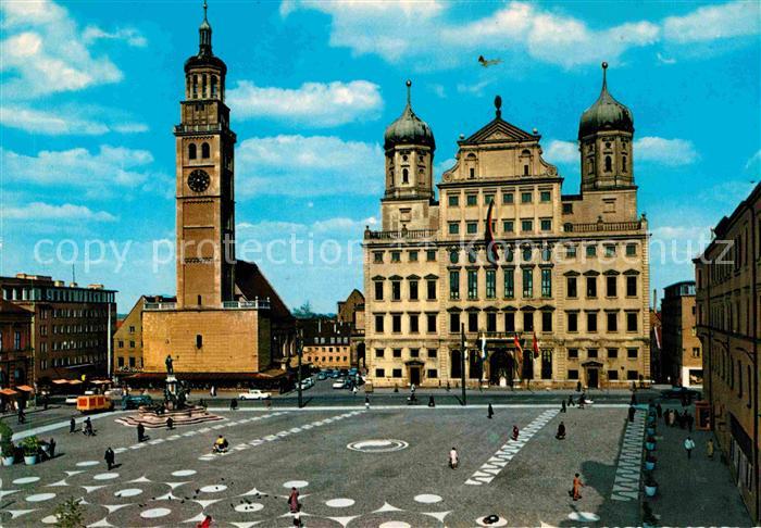 Augsburg Rathaus und Perlachturm