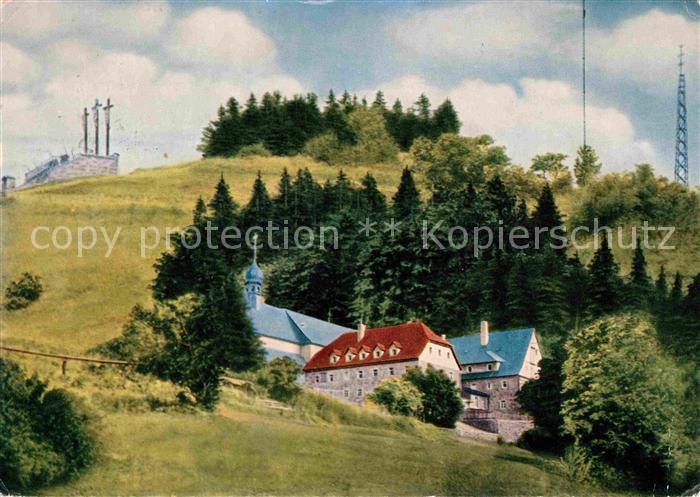 Kloster Kreuzberg mit Sendetuermen