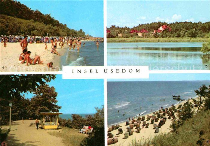 Koserow Ostseebad Usedom Strand Koelpinsee ueckeritz