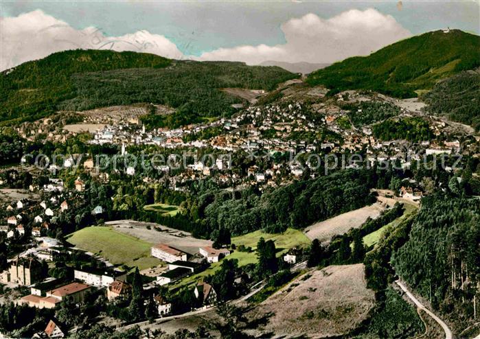 BADEN-BADEN BW Fliegeraufnahme mit Merkur und Suedwest-Funk