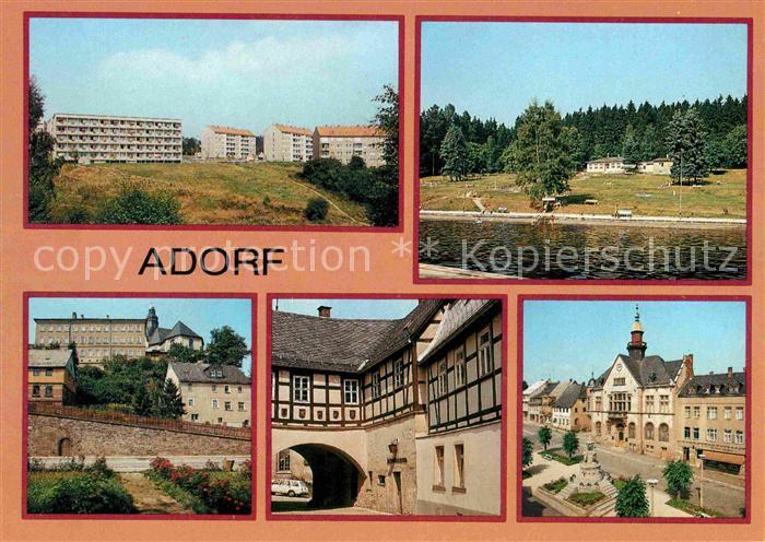 Adorf Vogtland Pfortenberg Waldbad Heimatmuseum Freiberger-Tor