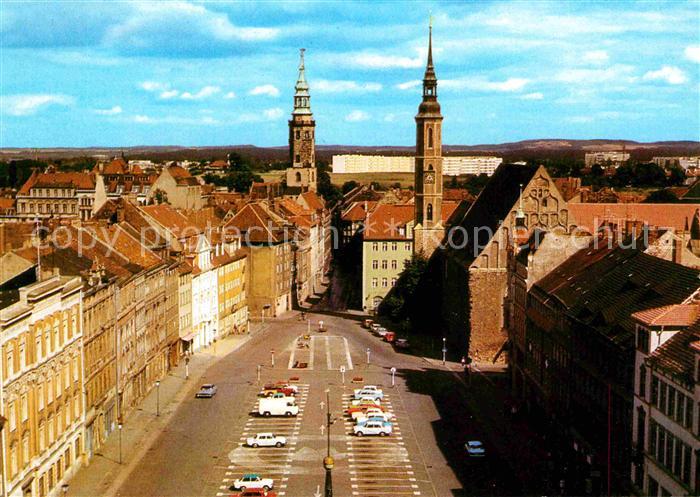 Goerlitz Sachsen Leninplatz Blick vom Reichenbacher  Turm