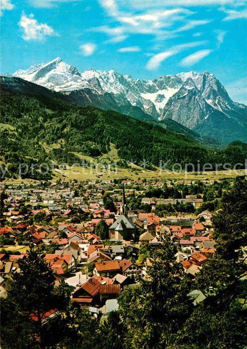 GARMISCH-PARTENKIRCHEN Bayern mit Zugspitze