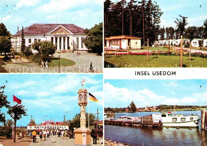 Heringsdorf Ostseebad Usedom Kulturhaus Damerow Ahlbeck Seebruecke Hafen