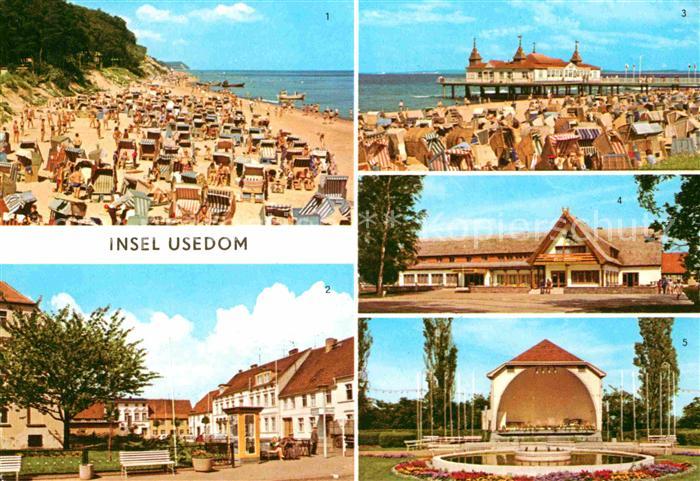 Ahlbeck Ostseebad Strand Seebruecke Usedom Damerow Heringsdorf