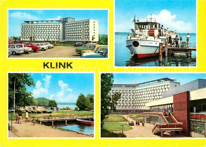 Klink Waren Erholungsheime Herbert Warnke und Schloss Klink Mueritzhafen
