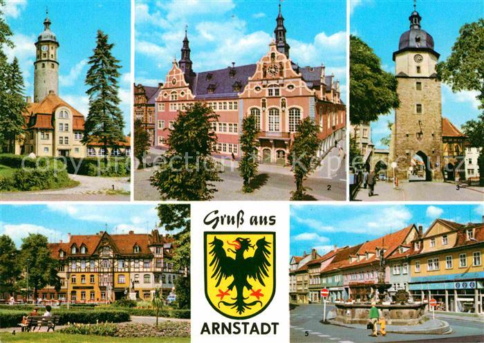 Arnstadt Ilm Neideckturm Rathaus Riedtor Lessingstrasse