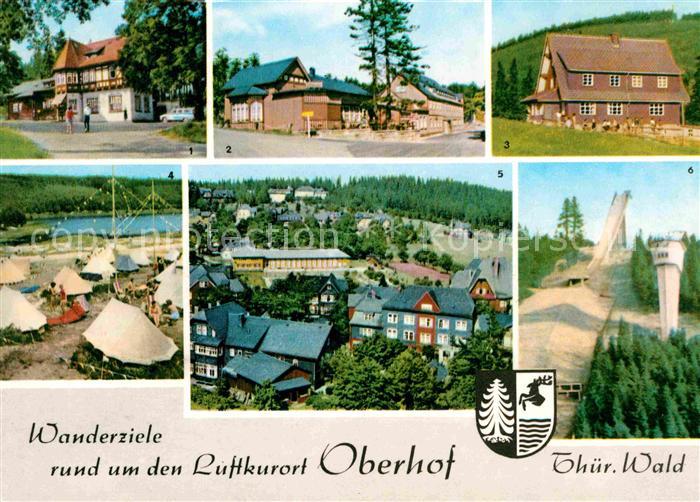 Oberhof Thueringen Schweizerhuette Schanze am Rennsteig Luetscheltalsperre Gasth