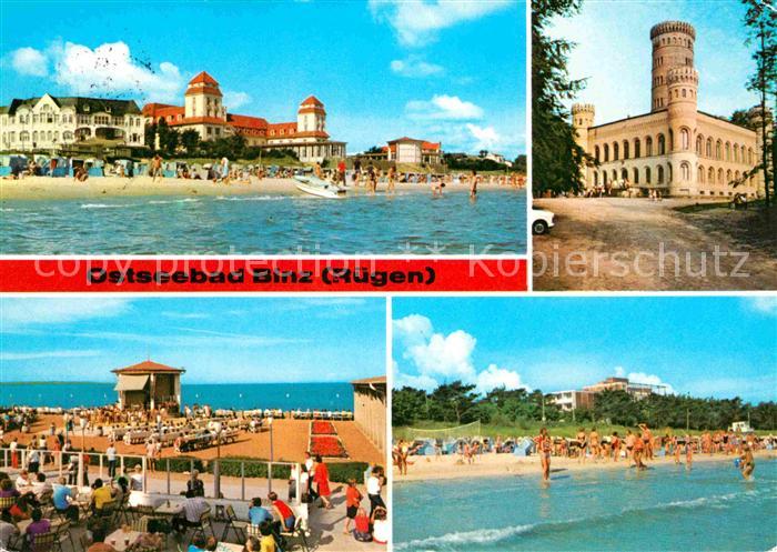 Binz Ruegen Kurhaus Jagdschloss-Granitz Konzertplatz Strand