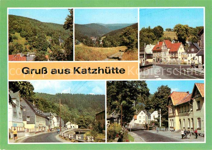 Katzhuette Schwarzatal Bahnhofstrasse Oelzer-Strasse Eisfelder-Strasse