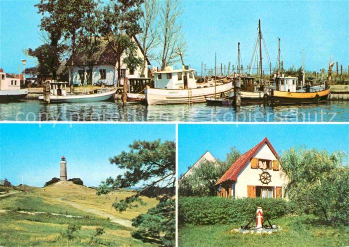 Neuendorf Hiddensee Hafen Kloster Leuchtturm