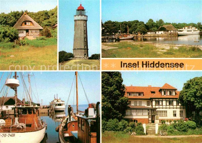 Kloster Hiddensee Leuchtturm Hafen Restaurant Dornbusch