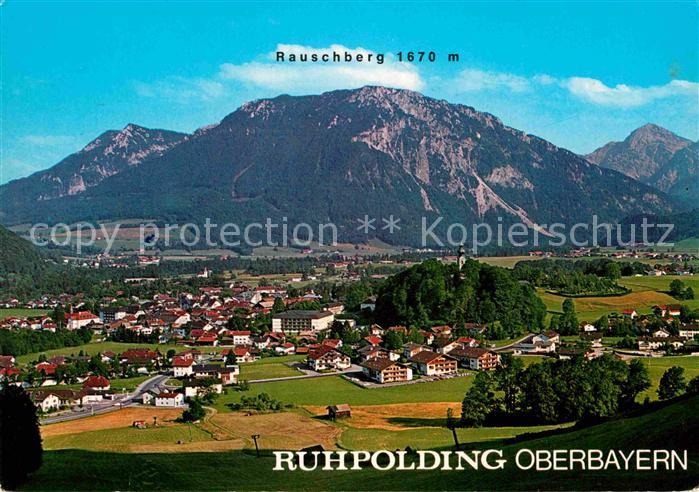 Ruhpolding Bayern mit Rauschberg