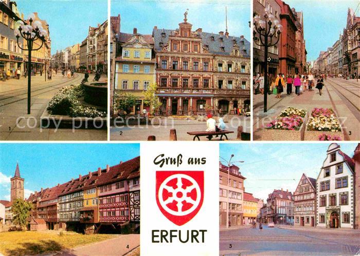 ERFURT  CITY Anger Kraemerbruecke Haus zum breiten Herd