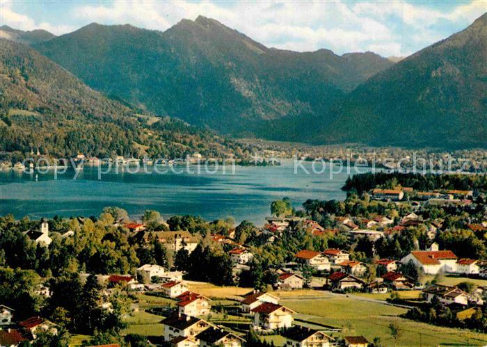 Bad Wiessee Fliegeraufnahme mit Tegernsee