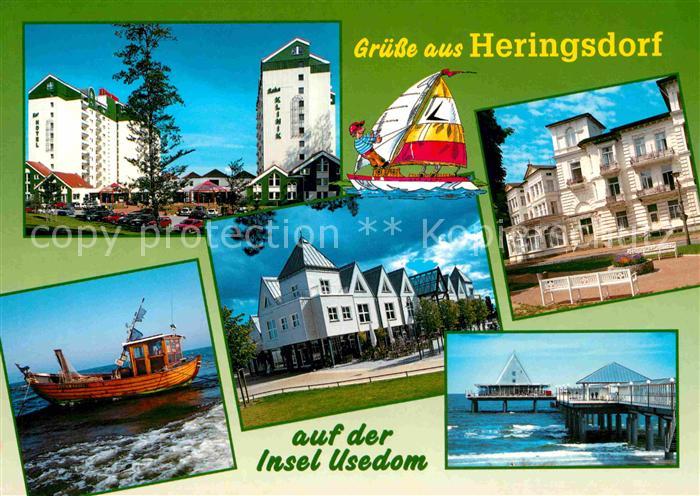 Heringsdorf Ostseebad Usedom Seebruecke Klinik