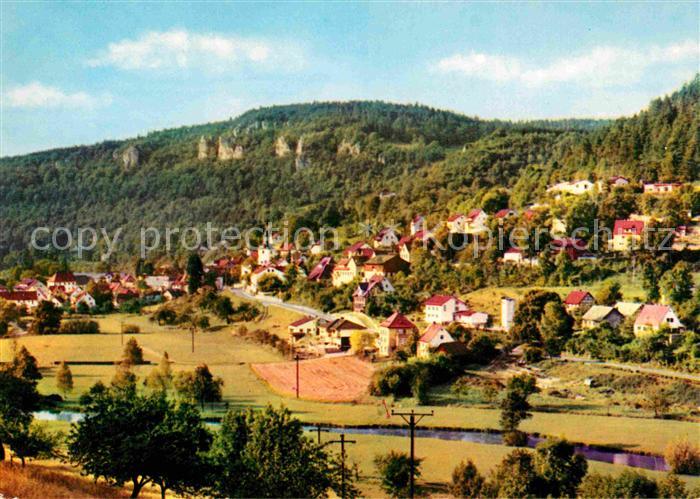 Muggendorf Fraenkische Schweiz Fliegeraufnahme