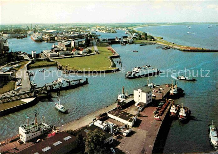 Bremerhaven Fliegeraufnahme Hafen